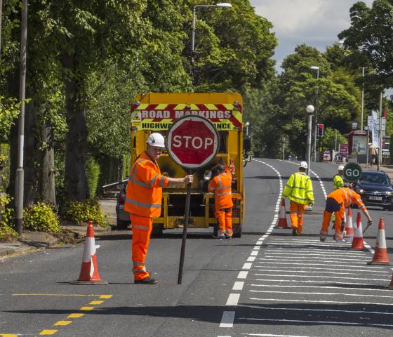 Traffic Management Lollipop man
